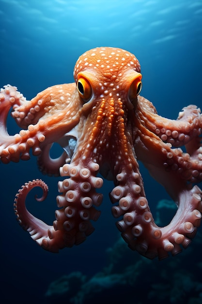 Octopus: A Fascinating Cephalopod of the Octopodidae Family – Free Stock Photo Download