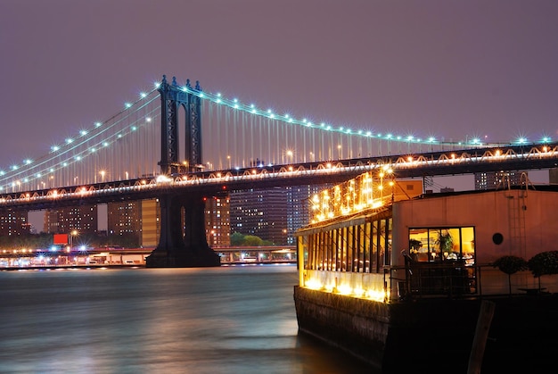 Manhattan Bridge in New York City – Free Stock Photo for Download