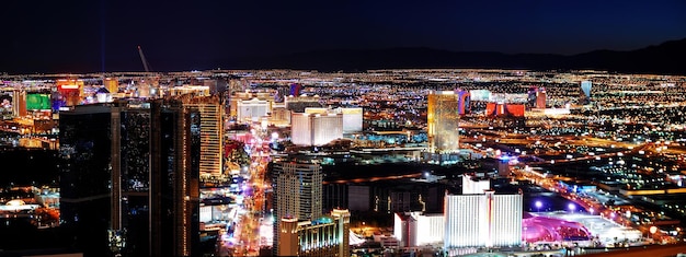 Stunning Night Panorama of the Las Vegas Strip – Free Download