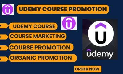 I Will Promote Your Udemy Course for Maximum Visibility and Sales