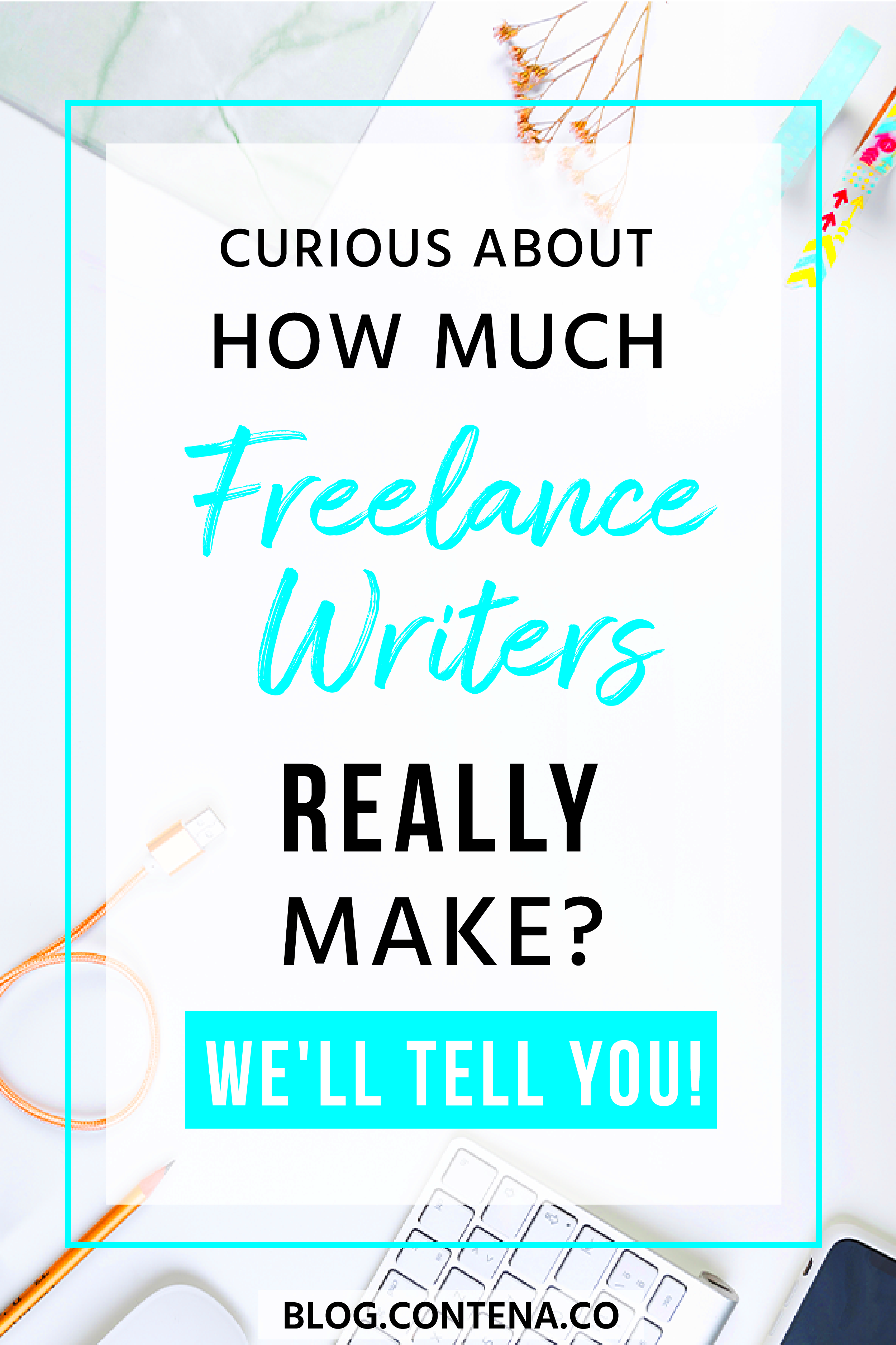 Want to know how much money freelance writers make Well tell you 