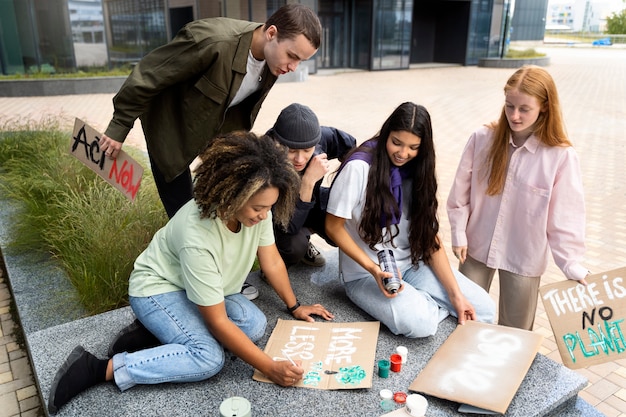 Young Activists Taking Action – Free Stock Photo for Download