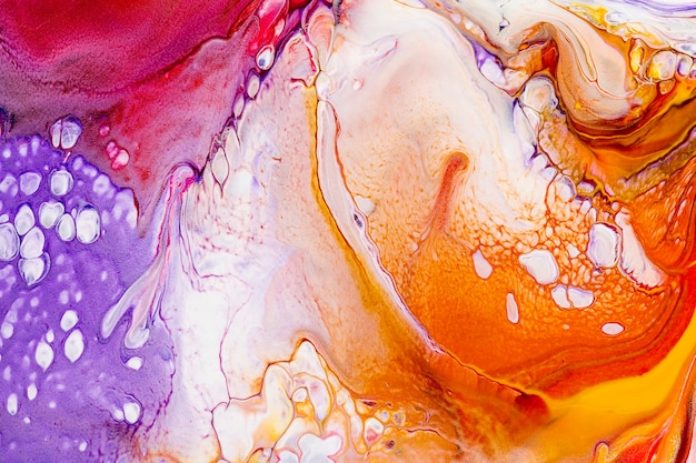 Colorful Fluid Art Background – DIY Abstract Flowing Texture | Free Download