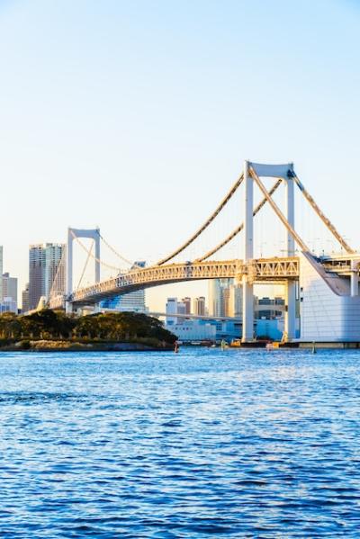 Rainbow Bridge in Tokyo City, Japan – Free Download