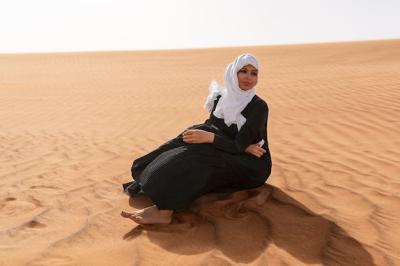 Woman in Hijab in the Desert | Free Stock Photo – Download for Free