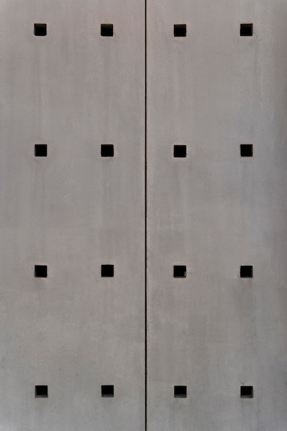 Abstract Steel Wall with Square Holes – Free Download for Stock Photos