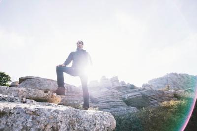 Bearded Man on Rock – Free Stock Photo, Download Free