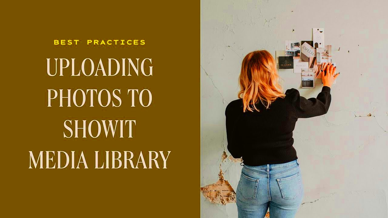 Best Practices for Uploading Photos to the Showit Media Library  YouTube