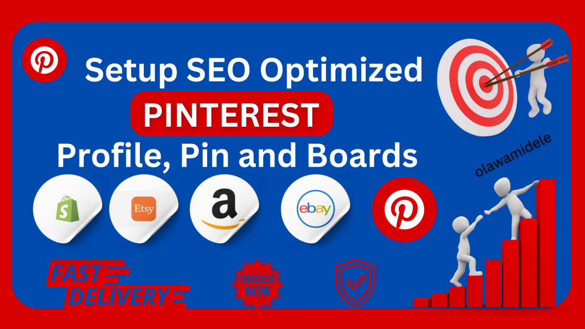 I Will Setup and Optimize SEO Boards, Pin & Pinterest Marketing Manager