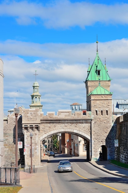 Porte Dauphine Gate Closeup in Quebec City – Free to Download