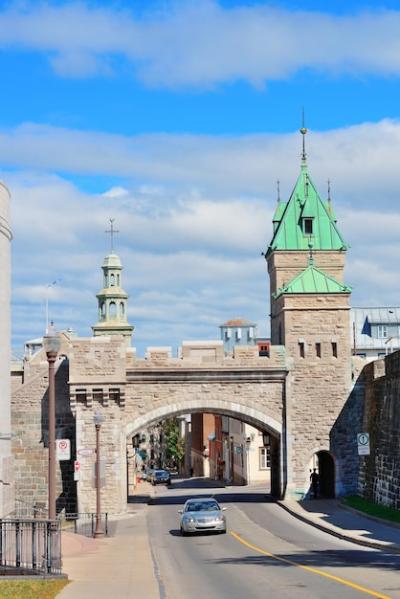 Porte Dauphine Gate Closeup in Quebec City – Free to Download