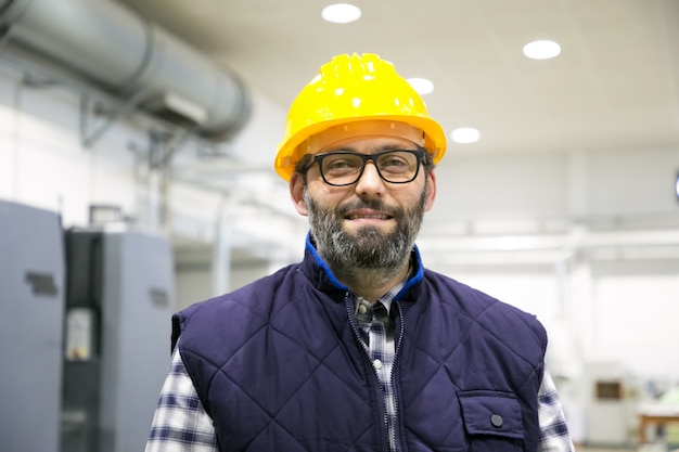 Positive Smiling Industrial Worker – Free to Download Stock Photo