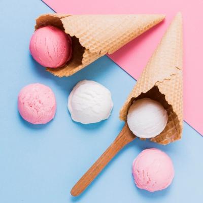 Ice Cream Scoops on Cone – Free Stock Photo for Download