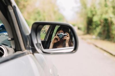 Woman Out of Car Window – Free Stock Photo for Download