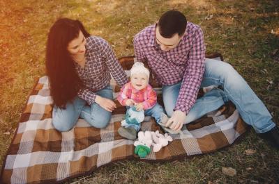 Family in a Wood – Free Download, Free Stock Photo