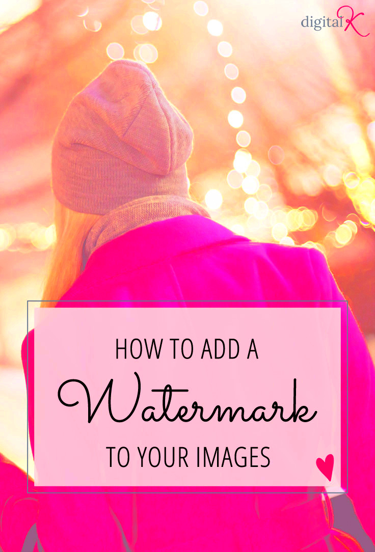 Adding a Watermark to your Images