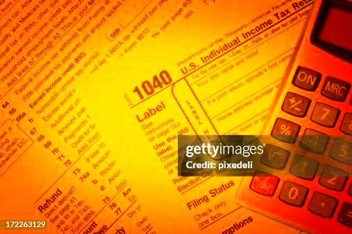 Tax Form HighRes Stock Photo  Getty Images