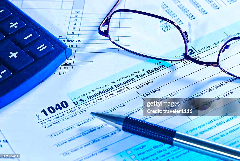 Tax Forms HighRes Stock Photo  Getty Images