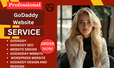 I Will Build GoDaddy Website, Design and Redesign, SEO, and Landing Pages