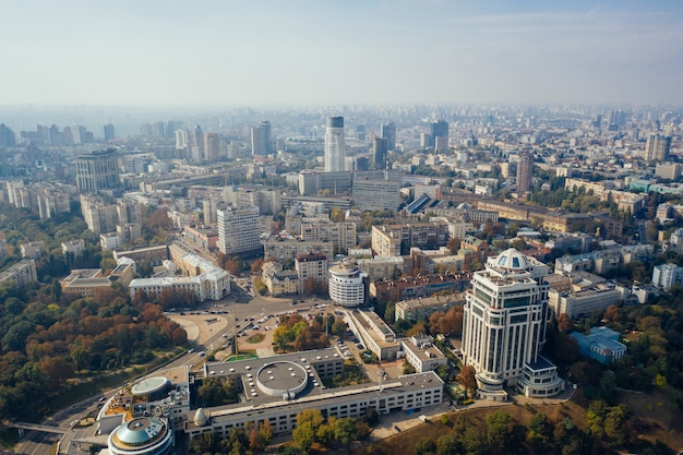 Stunning Aerial Views of Kyiv, the Capital City of Ukraine – Free Download