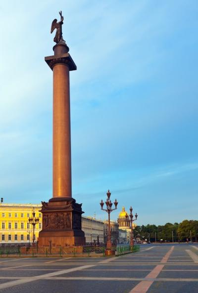 St. Petersburg’s Alexander Column – Free Stock Photo Download