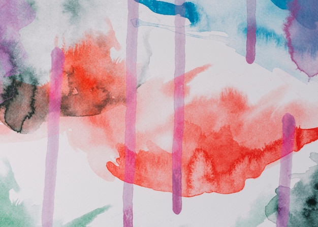 Colorful Composition with Watercolor Brushstrokes – Free Stock Photo for Download