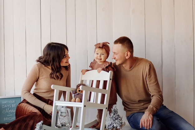 A Happy Family Posing – Free Stock Photo for Download