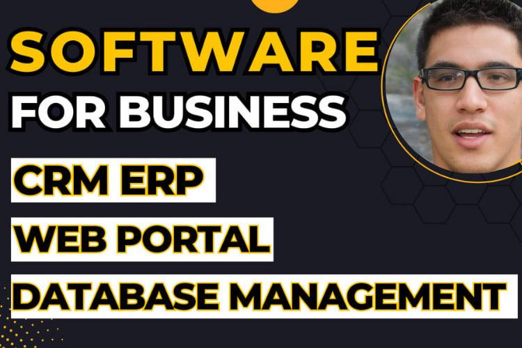 I Will Build HRM ERP SaaS POS System Custom Portal CRM Dashboard Software Development