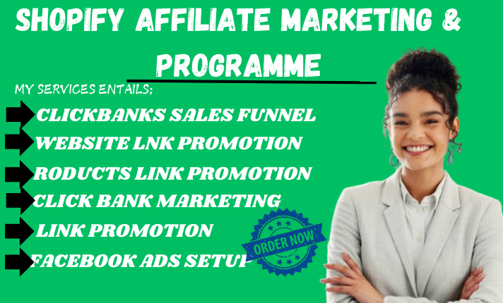 Setup Shopify Affiliate Marketing & Shopify Promotion with FB Setup