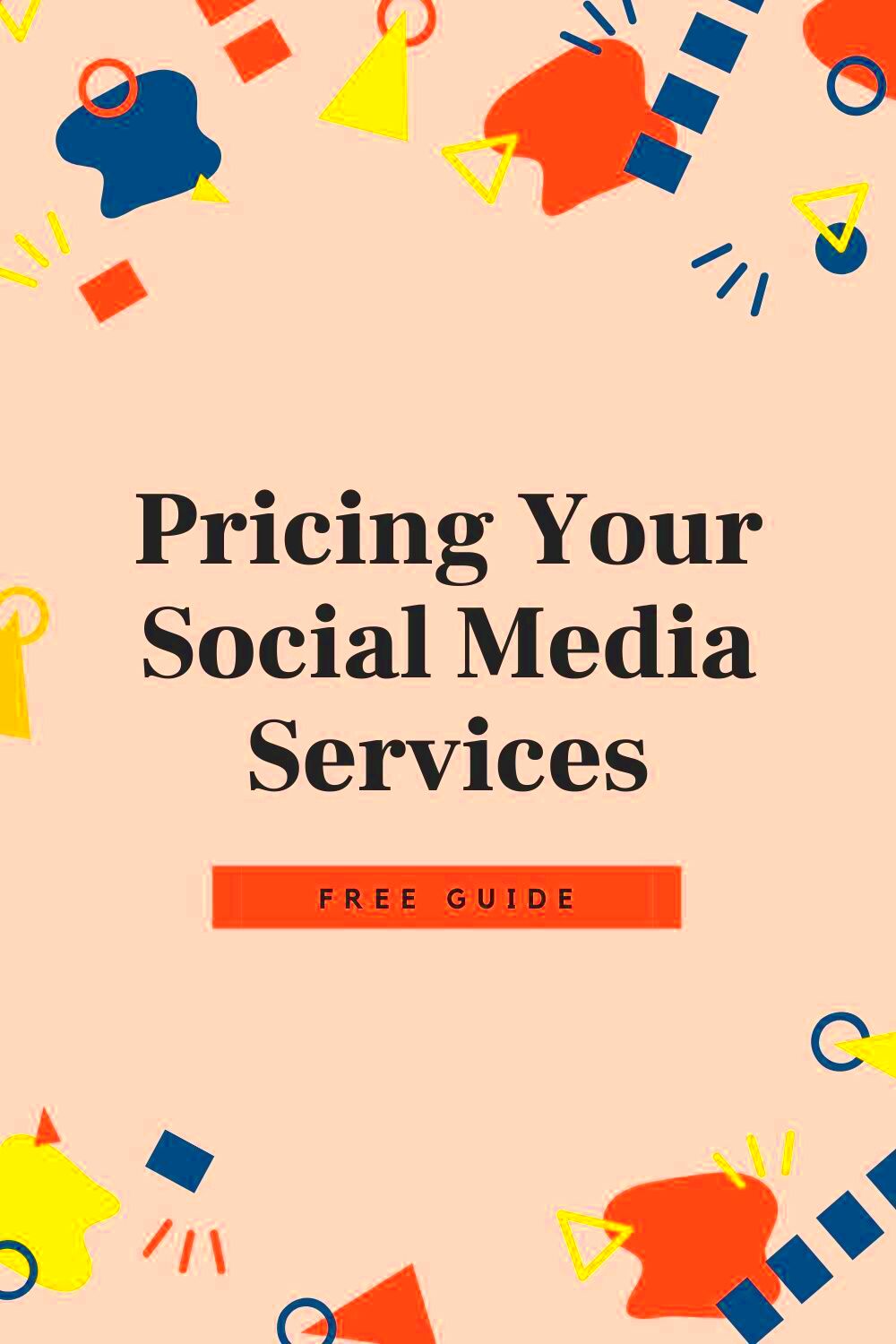 Pricing Worksheet  Pinterest  Social media marketing plan Social 