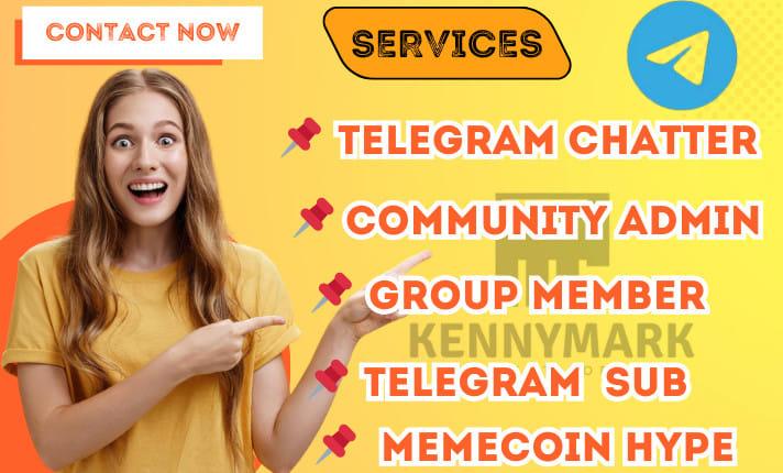 I Will Be Your Telegram Chatter Community Manager with More Than 15 Active Chatters