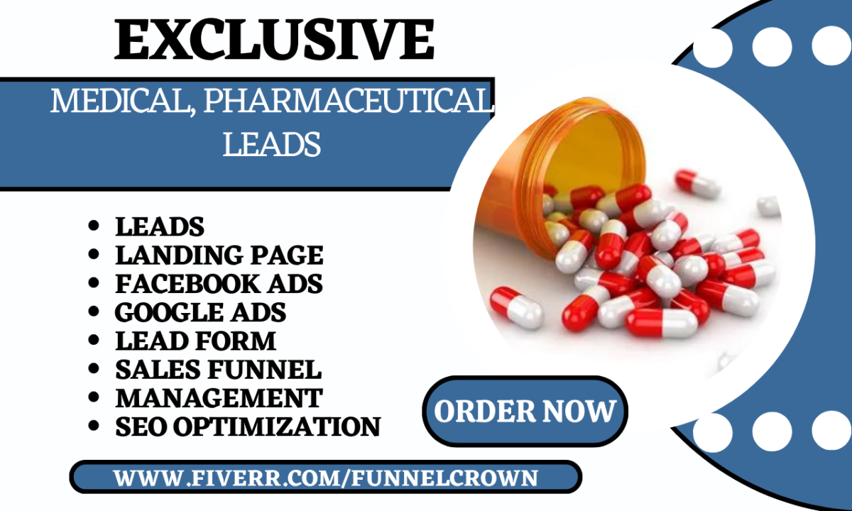 Generate Medical Pharmacy Leads for Drug Health Care Hospitals, Patients, and Doctors