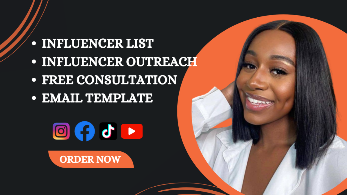 I Will Research and Outreach Influencer Marketing Campaign Influencer List