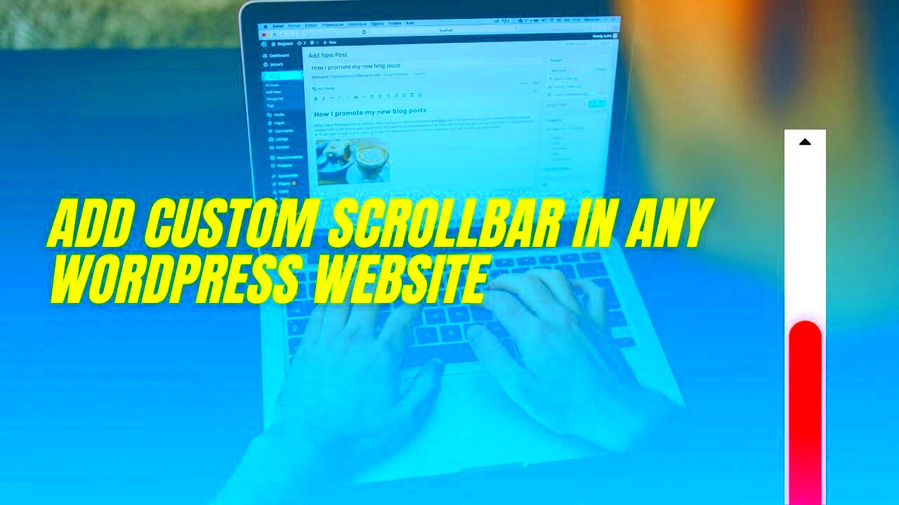 Add Custom Scrollbar in Any WordPress Website Without Plugin  YouTube