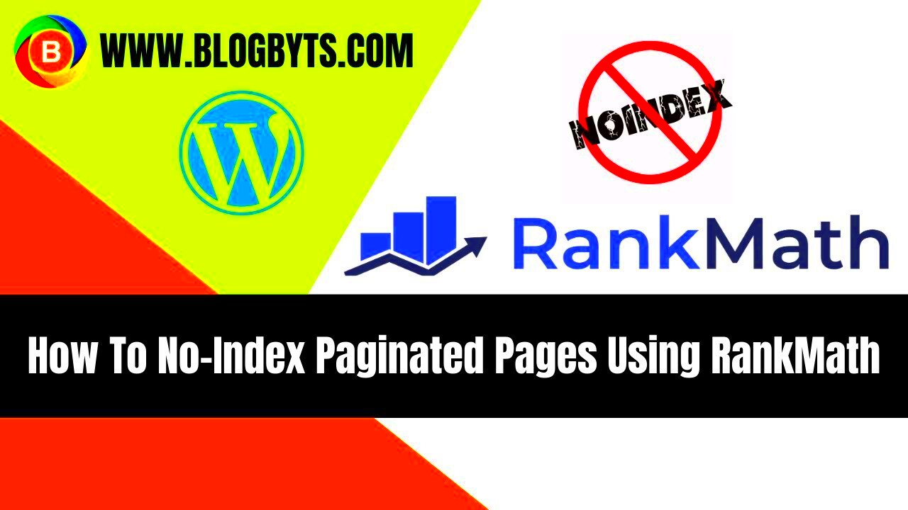 How to stop indexing of paginated pages in WordPress Using Rank Math 