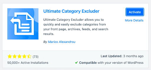 How to Exclude a Category From a WordPress Page