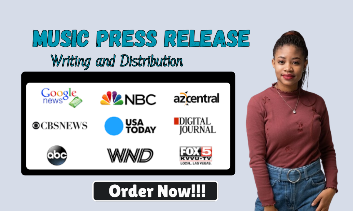 I Will Write, Distribute, and Provide PR Distribution for Your Music Press Release