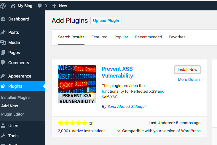 How to prevent Cross site scripting XSS vulnerabilities in WordPress