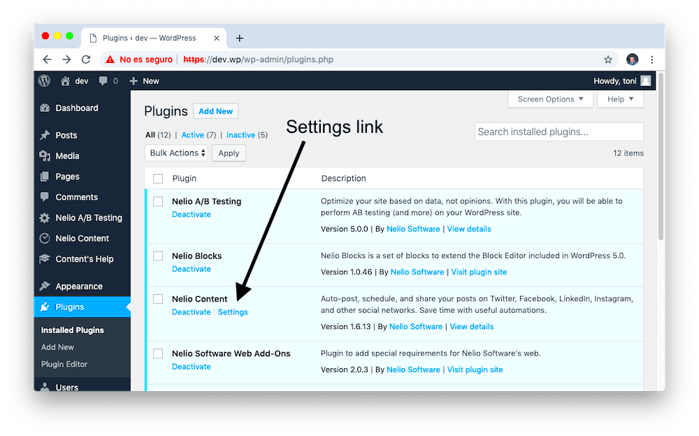 Add a Link to Your Plugin Settings Page in The WordPress Plugin List