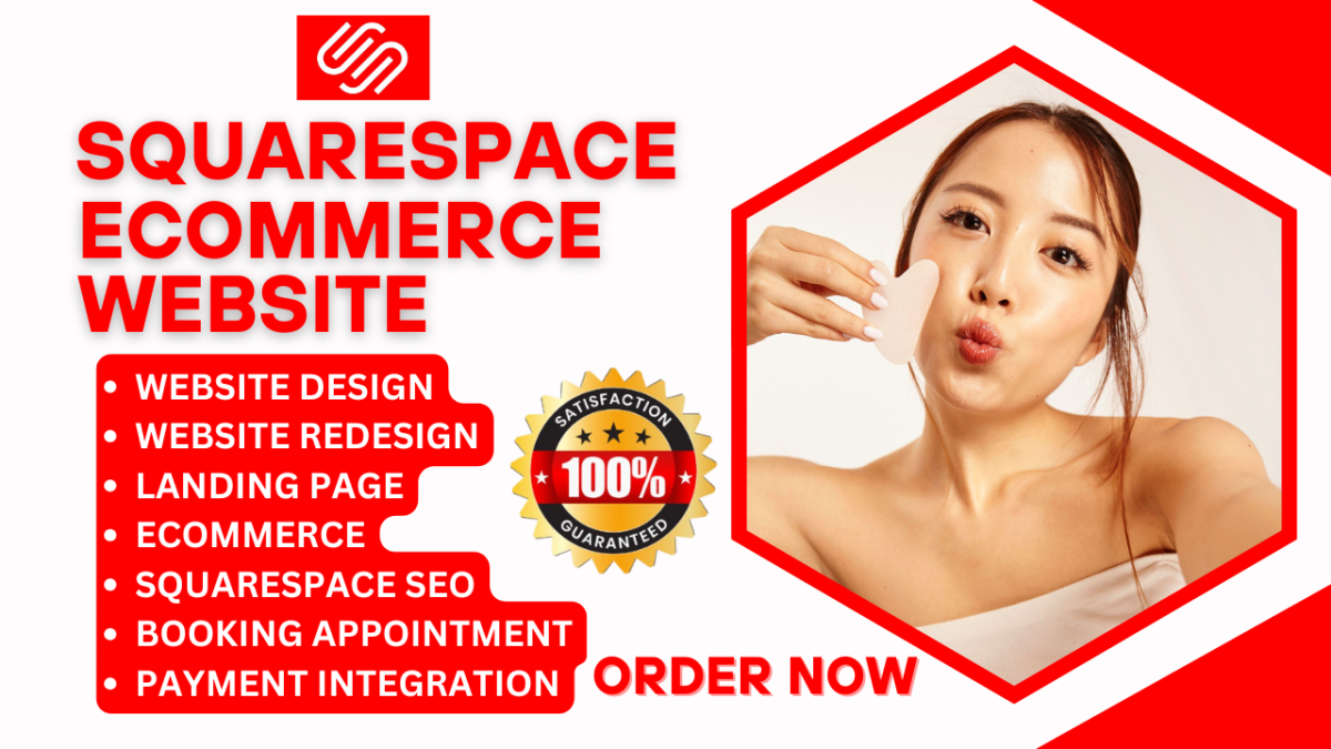 I Will Squarespace Website Redesign for E-Commerce