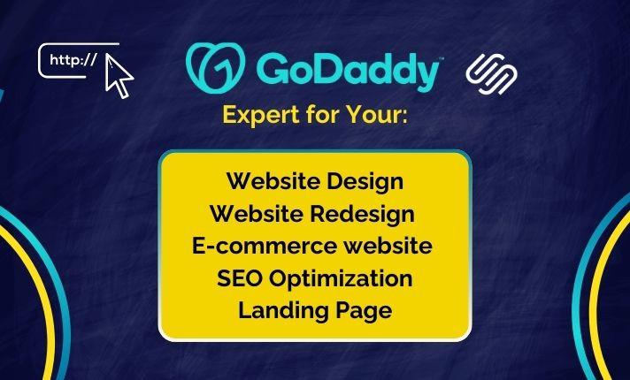 I Will Redesign Your GoDaddy, Hostinger, WordPress, and Squarespace Website