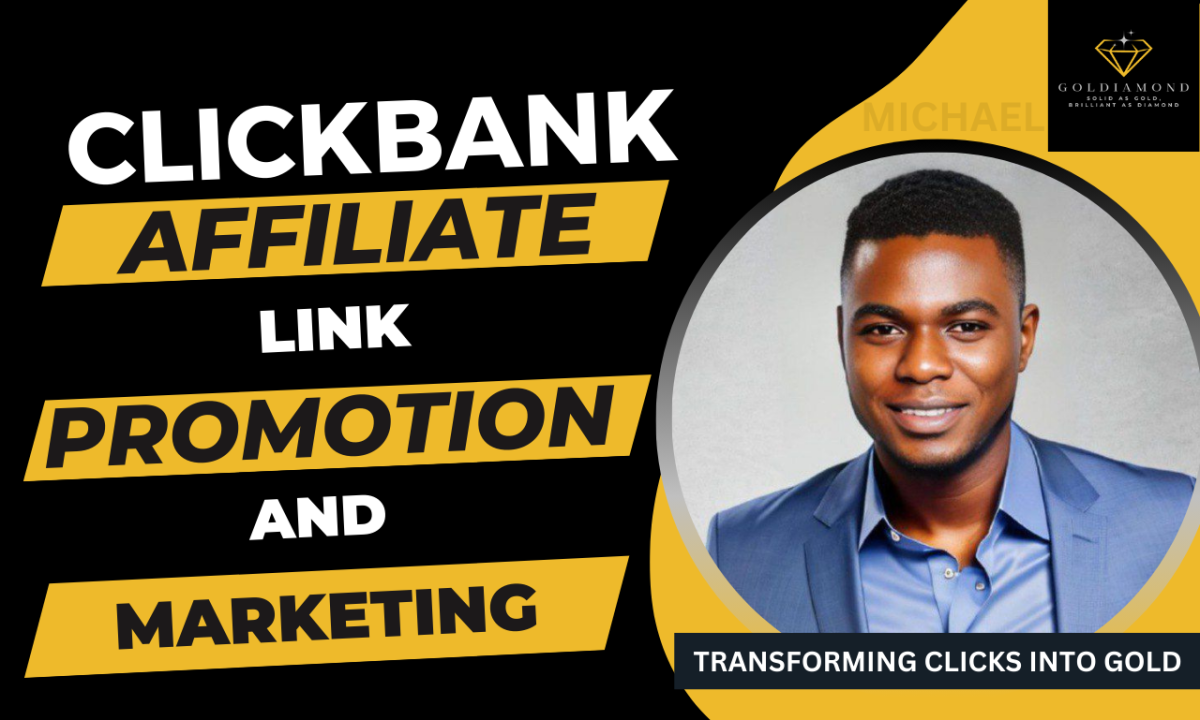 I Will ClickBank Affiliate Link Promotion – Affiliate Marketing ClickBank Link Promotion