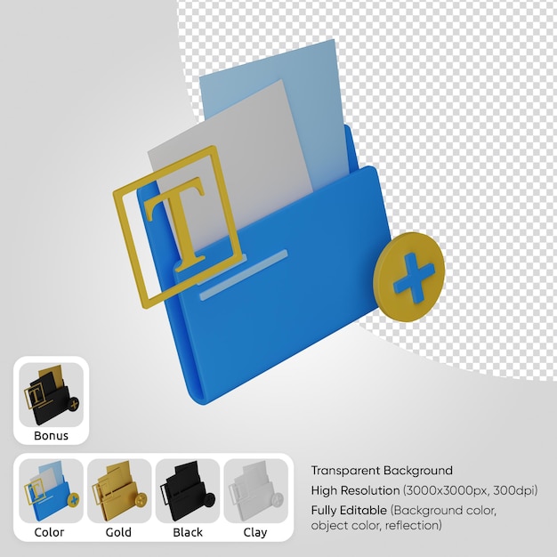 3D Organize Folder – Free Stock Photo, Download Free