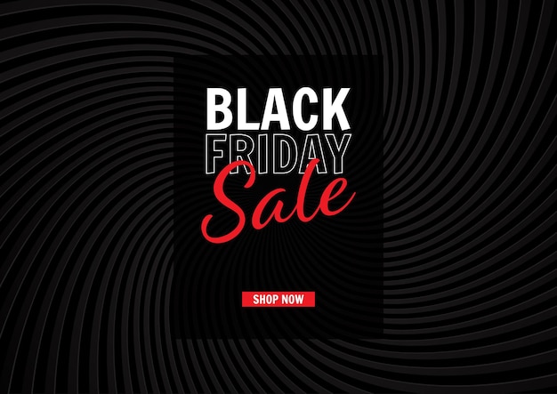 Black Friday Sale Background with Dark Swirl Design – Free Download