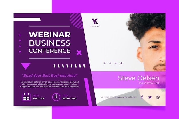 Webinar Banner Invitation Template – Free to Download