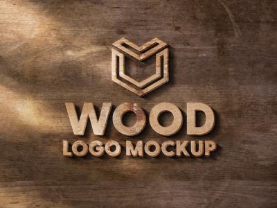 Wood Logo Mockup for Stunning Branding – Free Download