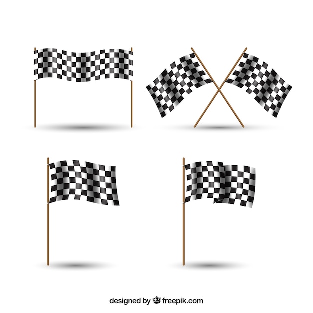 Checkered Flags Collection – Free Stock Photos for Download