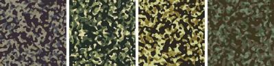 Camouflage Background Set Pattern Design Vector – Free Download