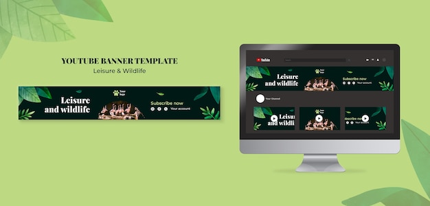 Leisure and Wildlife Template Design – Free Download