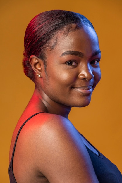 Portrait of a Beautiful African Woman in Different Lights – Free Stock Photo, Download for Free